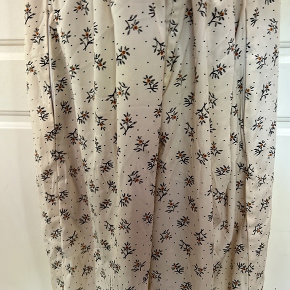SIENNA SKY💫Women’s Cream Floral Button Front Lightweight Wide Leg Jumpsuit - Picture 10 of 13